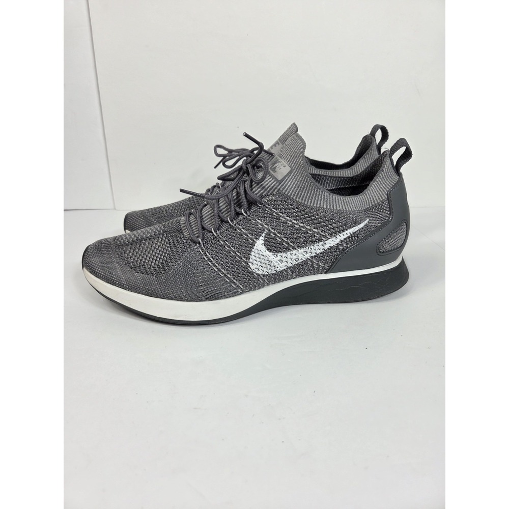 Nike Air Zoom Mariah Flyknit Racer Gunsmoke Gray Men 12 Knit Sneakers